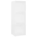 Meubles TV 3 pcs Blanc 107x35x37 cm Bois d'ingénierie