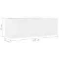 Meubles TV 3 pcs Blanc 107x35x37 cm Bois d'ingénierie