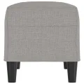 Banc Gris clair 70x35x41 cm Tissu