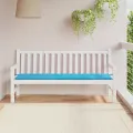 Coussin de banc de jardin - Turquoise, 180x50x4 cm, Tissu Oxford