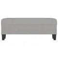 Banc Gris clair 100x35x41 cm Tissu