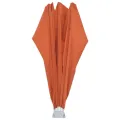 Auvent latéral pliable de terrasse Terre cuite 200 cm