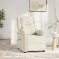 Fauteuil électrique de massage Crème Velours