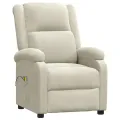 Fauteuil électrique de massage Crème Velours