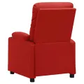 Fauteuil de massage Rouge bordeaux Similicuir