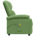 Fauteuil électrique de massage Vert clair velours