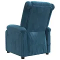 Fauteuil de massage Bleu Velours