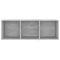 Meubles TV 4 pcs Gris béton 107x35x37 cm Bois d'ingénierie