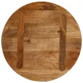Dessus de table Ø 40x3,8 cm rond bois de manguier massif