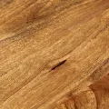 Dessus de table Ø 40x3,8 cm rond bois de manguier massif
