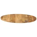 Dessus de table Ø 80x3,8 cm rond bois de manguier massif