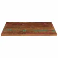 Dessus de table 80x60x3,8 cm rectangulaire bois massif récupéré