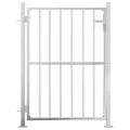 Portail de jardin 85x145 cm acier inoxydable