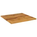 Dessus de table 70x70x3,8 cm carré bois massif manguier