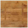 Dessus de table 70x70x3,8 cm carré bois massif manguier
