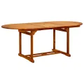 Ensemble à manger de jardin 7 pcs taupe tissu et bois massif
