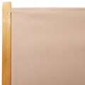 Ensemble à manger de jardin 7 pcs taupe tissu et bois massif