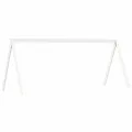 Lit haut sans matelas blanc 80x200 cm bois de pin massif