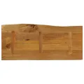 Dessus de table 100x40x3,8 cm bord vivant bois massif manguier
