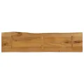 Dessus de table 180x40x2,5 cm bord vivant bois massif manguier