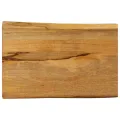 Dessus de table 50x40x3,8 cm bord vivant bois massif manguier