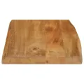 Dessus de table 50x40x3,8 cm bord vivant bois massif manguier