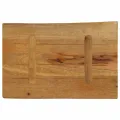 Dessus de table 50x40x3,8 cm bord vivant bois massif manguier