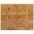 Dessus de table 90x80x3,8 cm rectangulaire bois massif manguier
