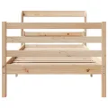 Cadre de lit avec tête de lit sans matelas 90x200 cm