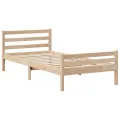 Cadre de lit avec tête de lit sans matelas 90x200 cm
