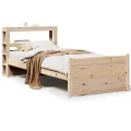 Cadre de lit avec tête de lit sans matelas 90x190 cm