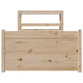 Cadre de lit avec tête de lit sans matelas 90x190 cm