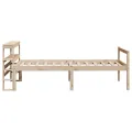 Lit pour personne âgée et tête de lit 90x200cm bois pin massif