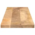 Dessus de table 120x30x3,8cm rectangulaire bois massif manguier