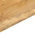 Dessus de table 120x50x2,5cm rectangulaire bois massif manguier