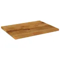 Dessus de table 80x60x2,5 cm rectangulaire bois massif manguier