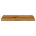 Dessus de table 80x60x2,5 cm rectangulaire bois massif manguier
