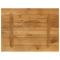 Dessus de table 80x60x2,5 cm rectangulaire bois massif manguier