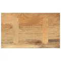Dessus de table 60x40x3,8 cm rectangulaire bois massif manguier