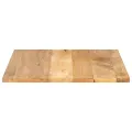 Dessus de table 80x80x3,8 cm carré bois massif manguier