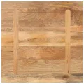 Dessus de table 80x80x3,8 cm carré bois massif manguier