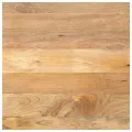 Dessus de table 80x80x2,5 cm carré bois massif de manguier