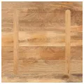 Dessus de table 80x80x2,5 cm carré bois massif de manguier