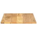 Dessus de table 100x80x3,8cm rectangulaire bois massif manguier