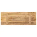 Dessus de table 80x40x3,8 cm rectangulaire bois massif manguier