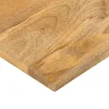 Dessus de table 80x40x3,8 cm rectangulaire bois massif manguier
