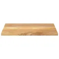 Dessus de table 80x60x2,5 cm rectangulaire bois massif manguier