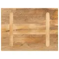 Dessus de table 80x50x3,8 cm rectangulaire bois massif manguier