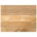 Dessus de table 70x60x3,8 cm rectangulaire bois massif manguier