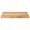 Dessus de table 70x60x3,8 cm rectangulaire bois massif manguier